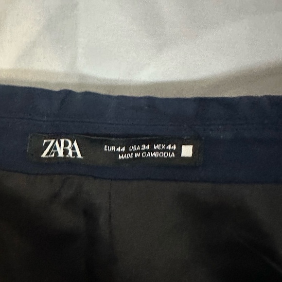 Men’s Zara Blue Slim Suit - Picture 3 of 7